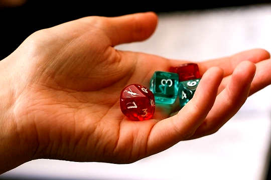 Learning Life Lessons by Playing Dice